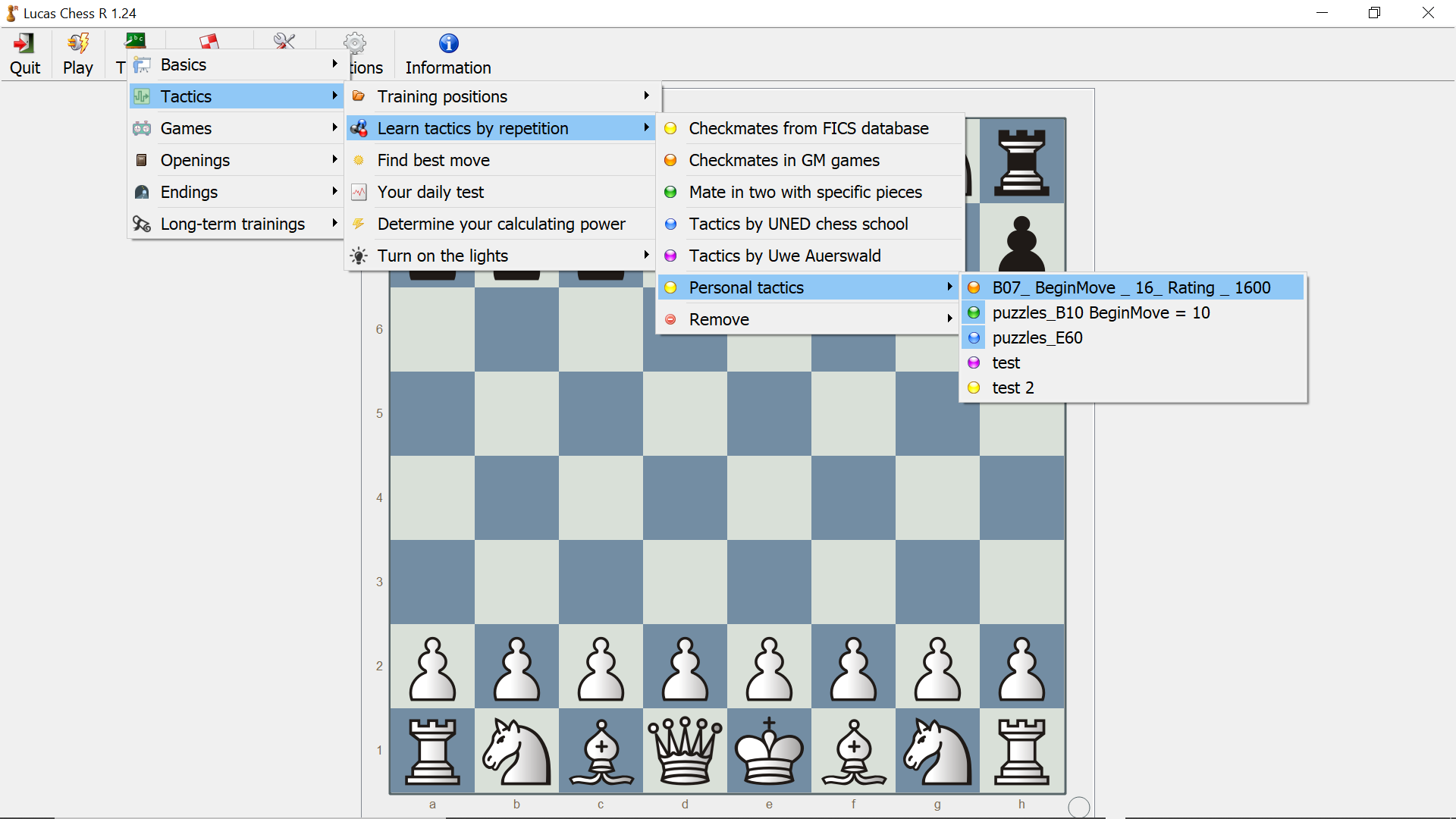 Chess Puzzles from Alekhine's Defense (ECO B02).